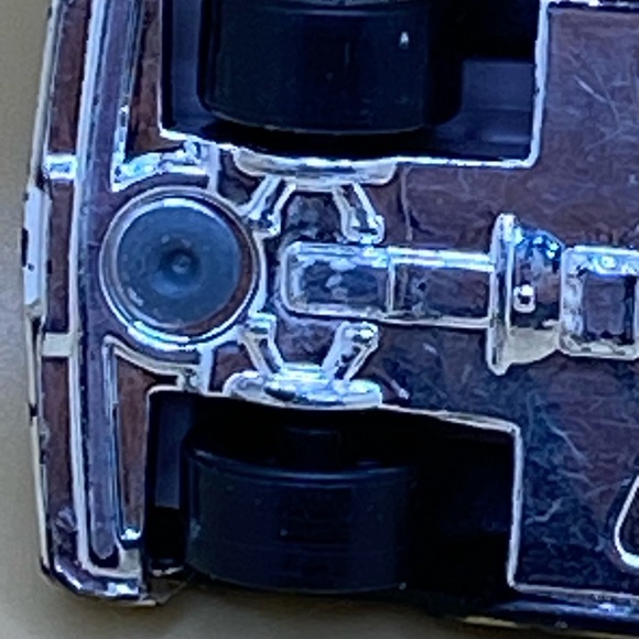 Hot Wheels 2007 Custom’64 Ford Galaxie Dcast 3” Car FlatBlack Yellow Flames 🔥 - Picture 16 of 16